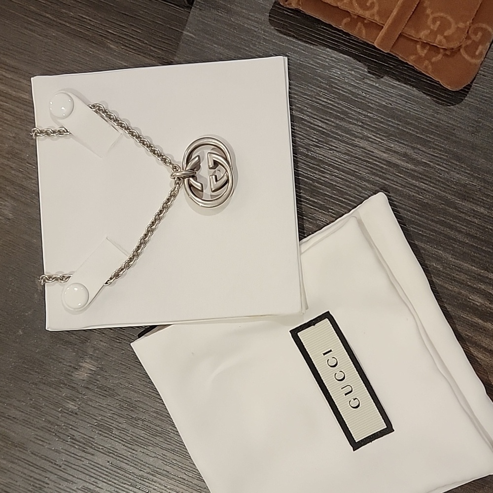 Authentic Gucci Bundle Necklace And Ring - image 2